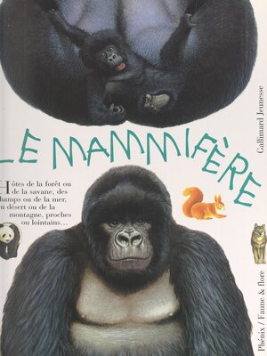 cover image of Le mammifère